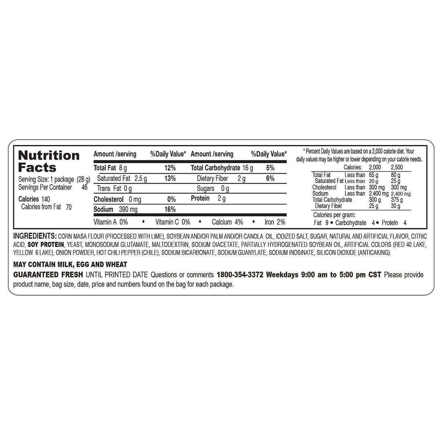 Takis Fuego, 1 Ounce (46 Pack)