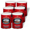 French Market Coffee & Chicory Medium-Dark Roast Ground Coffee, 12Oz Can (Pack Of 6)