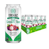 Steaz Organic Lightly Sweetened Iced Green Tea, Super Fruit, 16 Fl Oz (Pack Of 12)