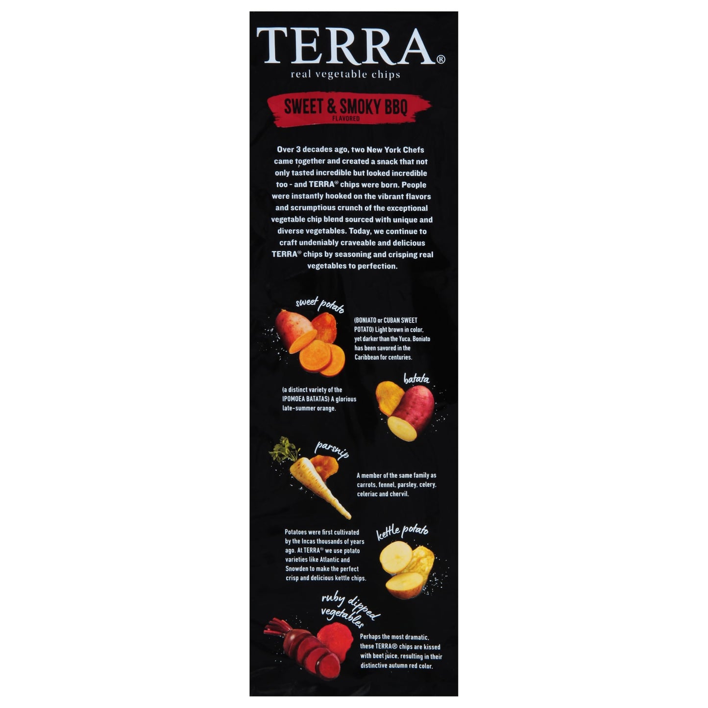 Terra Vegetable Chips, Sweet & Smoky Bbq, 5 Oz (Pack Of 6)