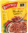 TASTY BITE Hot & Spicy Madras Lentils, Natural, 10 Oz, Pack of 6