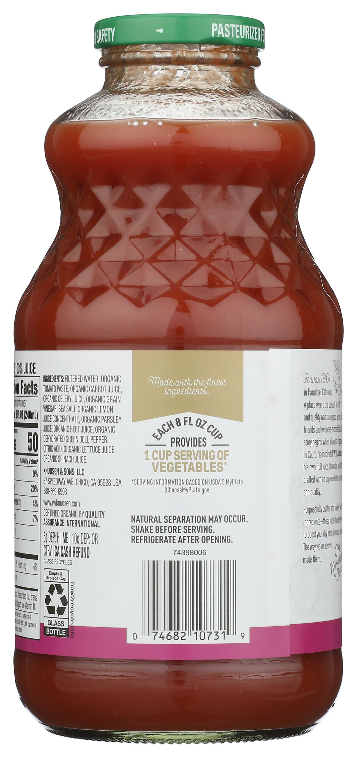 OG2 KNUD VERY VEGGIE ( 6 X 32 OZ )