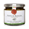 Frantoi Cutrera Classic Basil Pesto Sauce For Pasta And Bruschetta Topping, Creamy Italian Spread With Basil, Pistachio, Almonds, And Evoo, Product Of Sicily, Italy Glass Jar, 6.7 Oz (190G)