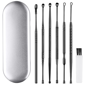 Ear Cleaning Kit,Safe Ear Wax Removal Tool,Earwax Removal Kit,Easy To Use,Painless Ear Pick,With Storage Box And Cleaning Brush