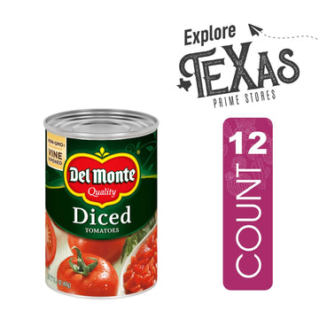 Del Monte - Lavinia Essentials Bundle: Tomatoes 12- Pack Of Diced Canned Vegetables 14.5 Oz Can + 1 Utility Prop
