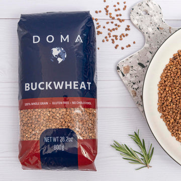 Doma Buckwheat Groats 3.52Lb (2X1.76Lb) - Gluten-Free, Whole Grain Superfood For Side Dishes, Porridge, Kasha, Non-Gmo, Premium