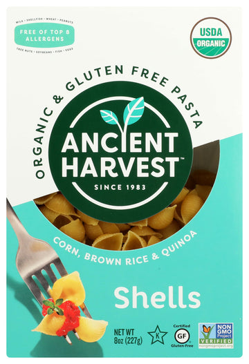 Ancient Harvest Gluten Free Pasta Shells, 8 Ounce
