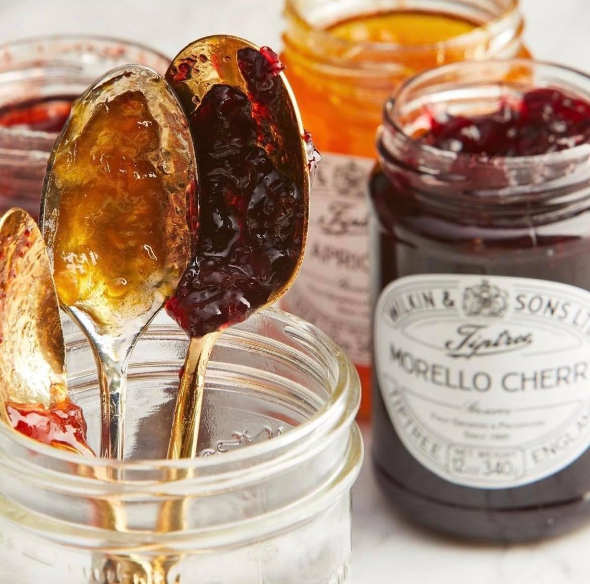 Tiptree Morello Cherry Preserve, 12 Ounce Jars (Pack of 6)