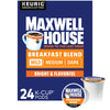 Maxwell House Breakfast Blend Light Roast K-Cup Coffee Pods, 24 ct. Box