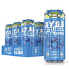 RYSE Fuel Energy Drink - Sour Punch Blue Raspberry - Sugar Free, Vegan - 200mg Natural Caffeine - 16 fl oz Cans (12-Pack)