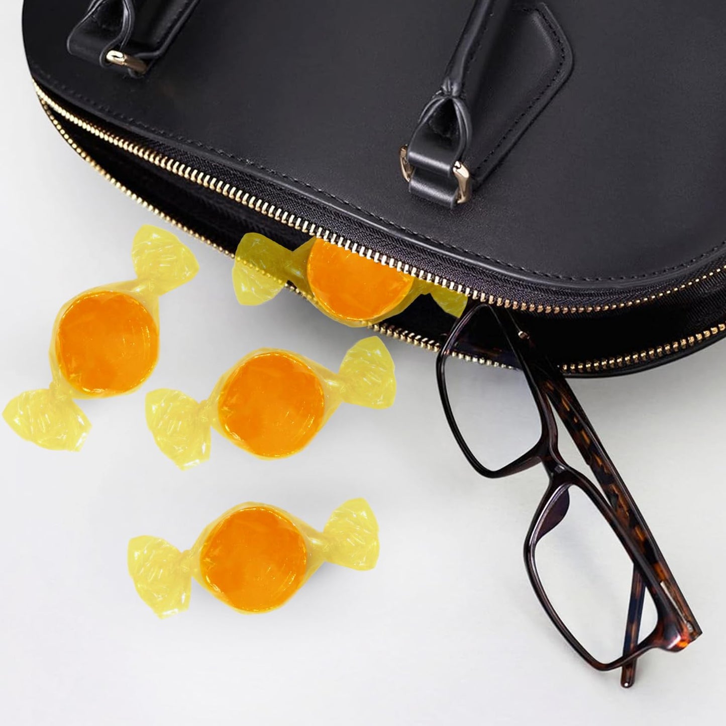 Taboom Butterscotch Hard Candy Discs - Individually Wrapped, Bulk 1lb, Approx 72 Pieces for Parties & Office