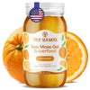 TrueSeaMoss Sea Moss Gel - Made in USA - Wildcrafted Seamoss Fruits & Jarred Vegetables - Orange Pack of 1 (Labels may Vary)