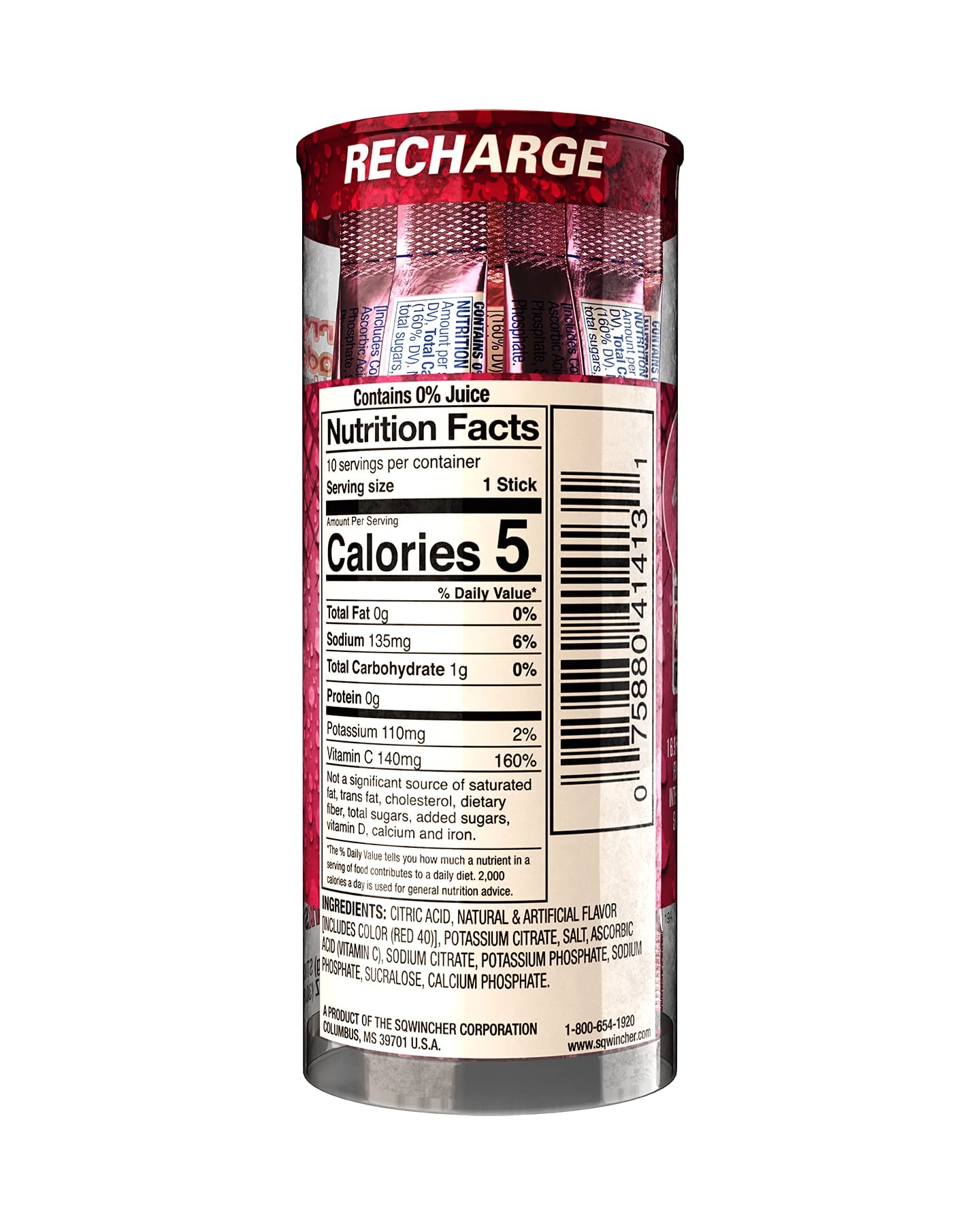 Sqwincher Zero Qwik Stik Sugar Free, 4 Flavor Variety Pack, .11 Oz (Pack Of 200)