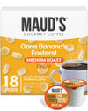 Maud's Decaf Banana Flavored Coffee Pods, 18 ct, Decaffeinated Medium Roast Flavored Coffee in Recyclable Single Serve Pods - 10