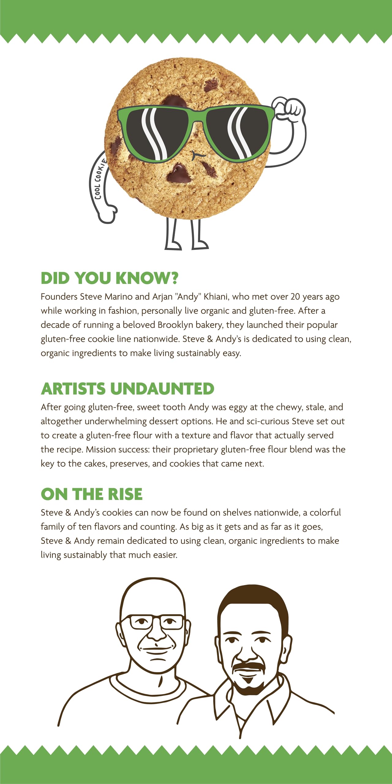 Vegan, Organic and Gluten Free Soft-Baked Banana Chocolate Chip Cookies by Steve & Andys, Non-GMO, Dairy Free, 5.5 oz (Pack of 1