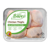 Just Bare All Natural Fresh Chicken Thighs | Family Pack | No Antibiotics Ever | Bone-In | 2.25 LB