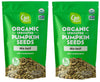 (2 Bags) Sprouted Organic Pumpkin Seeds with Sea Salt, 22 Ounce, 1.4 Lbs