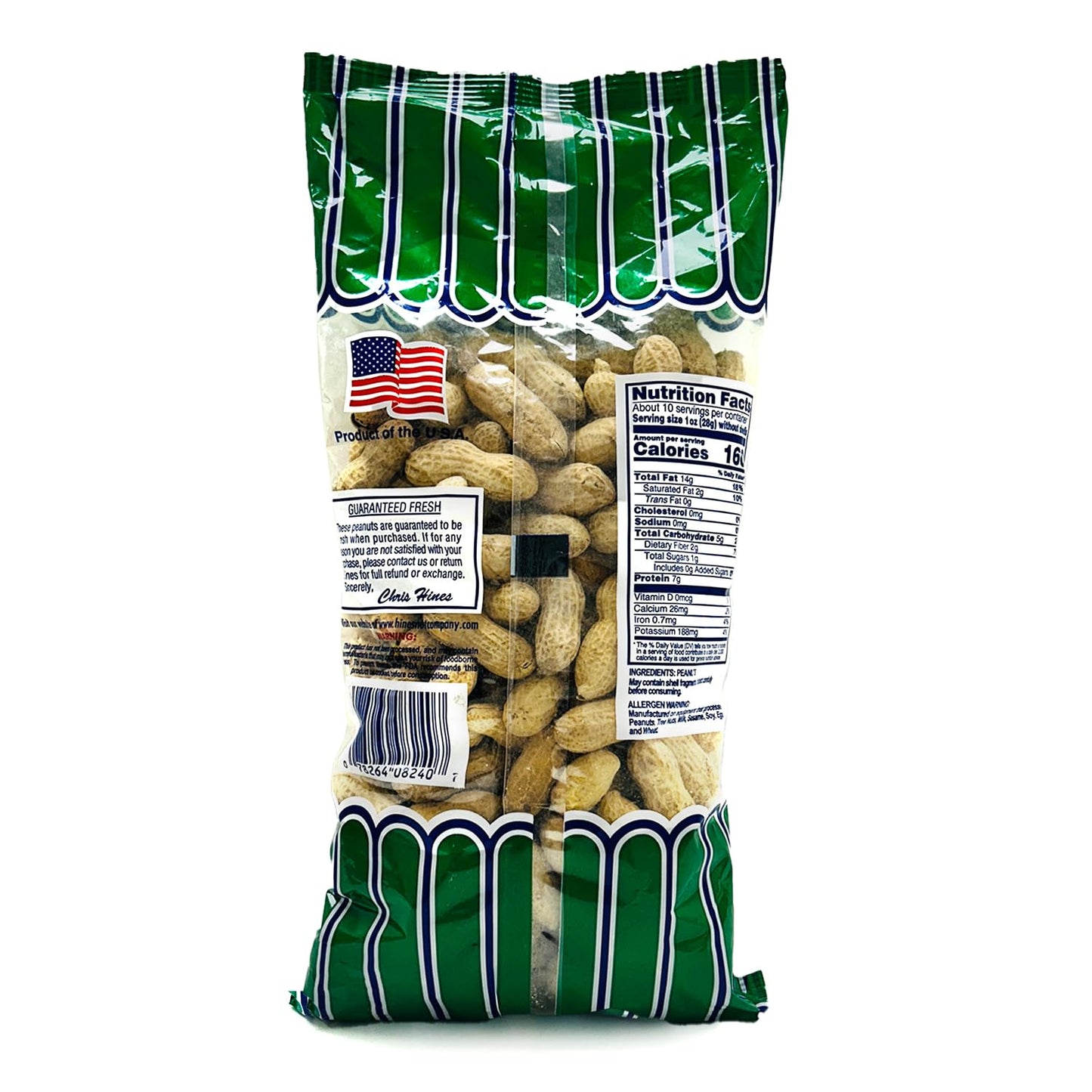 Hines Raw Jumbo Virginia Peanuts, 1 Pound (Pack Of 3)