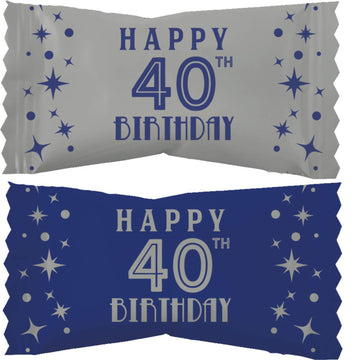 Party Sweets By Hospitality Mints 40Th Birthday Buttermints, 7-Ounce Bags (Pack Of 6)