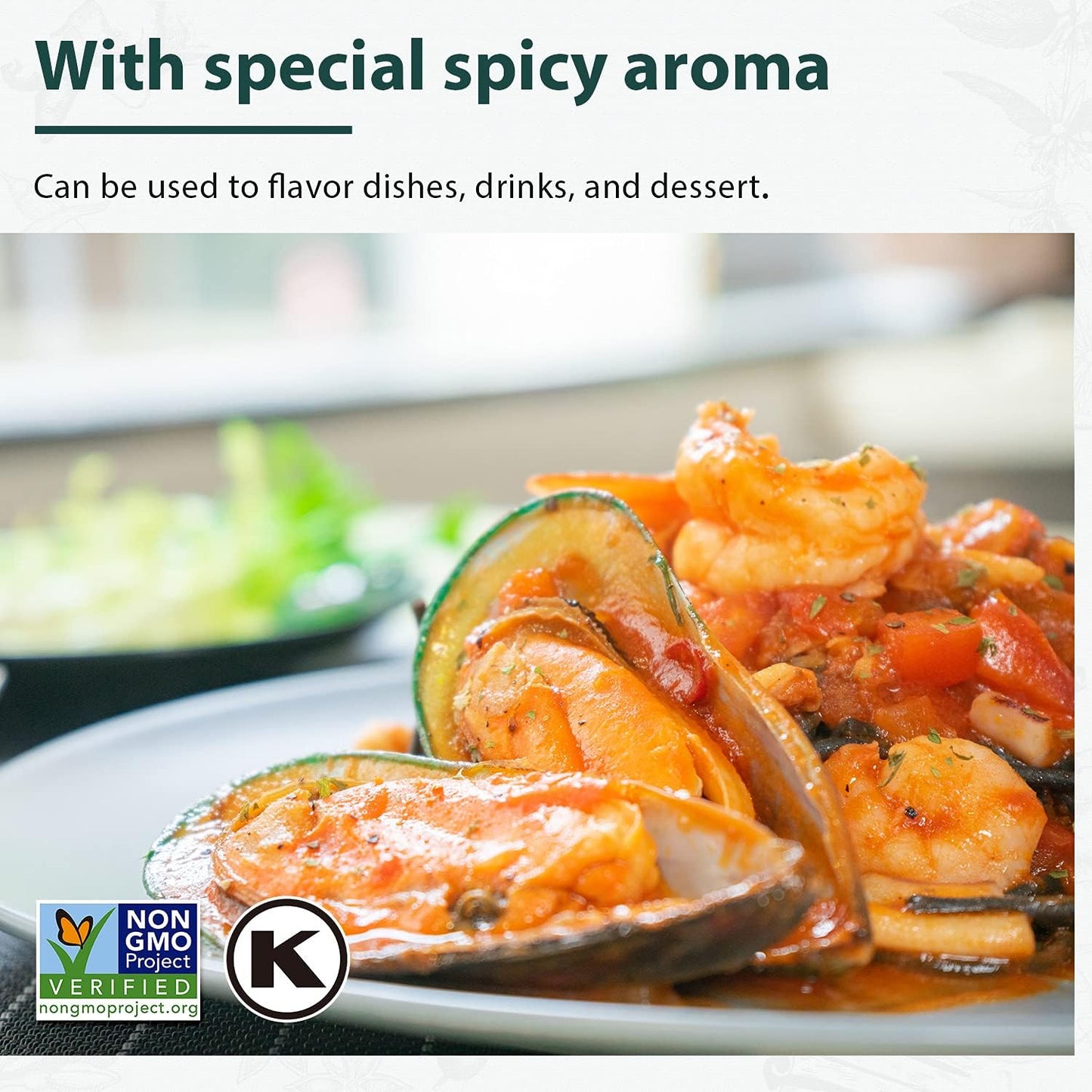 Soeos Black Cardamom 6 Ounces, Non Gmo Verified, Kosher, Asian And India Cooking Spice, Smoky Flavor, Freshly Dried Cardamom, Cardamom Seeds, Cardamom Pods For Cooking, Whole Kali Elaichi, 6Oz.