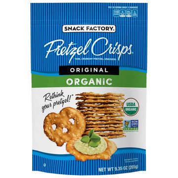 PRETZEL cRISP PRETZL cRISP Og2 ORIgINAL Pack of 12 Size 9.35 OZ - No Artificial Ingredients 95%+ Organic12