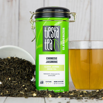 Tiesta Tea - Chinese Jasmine, Classic Jasmine Green Te, Premium Loose Leaf Tea Blend, Medium Caffeinated Green Tea, 50 Cups - 4.
