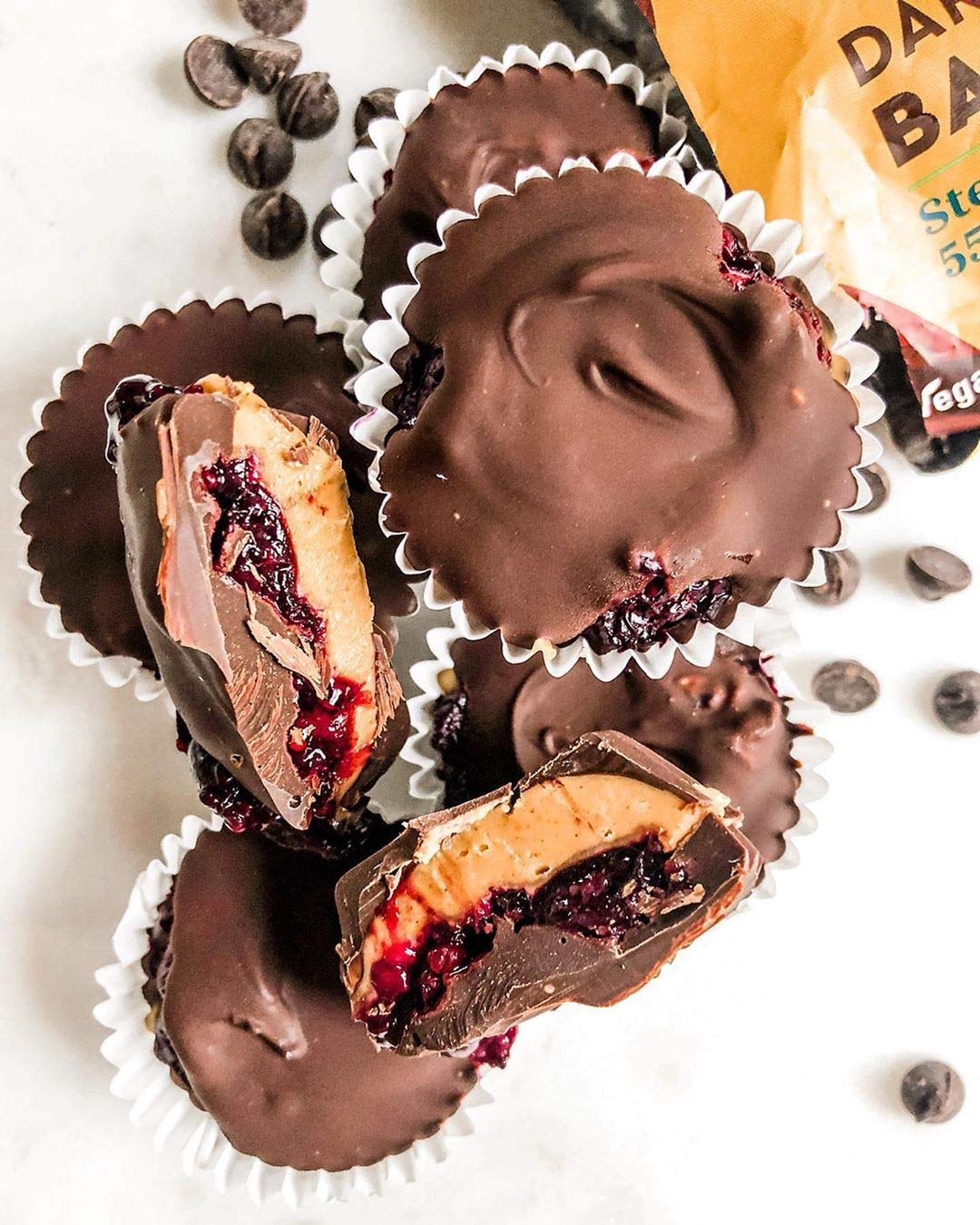 Dark Chocolate Chips By Lily'S | Stevia Sweetened, No Added Sugar, Low-Carb, Keto Friendly | 55% Cocoa | Fair Trade, Gluten-Free