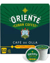 Oriente Sweetened Espresso with Cinnamon Coffee Pods, 50 ct, Dark Roast Flavored Cuban Inspired Coffee in Recyclable Single Serv