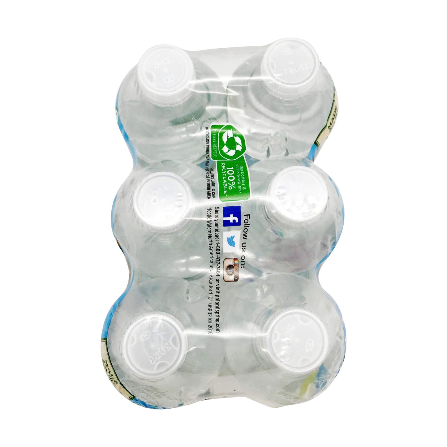 Poland Spring Sparkling Water, Simply Bubbles, 33.8 Oz. Bottle