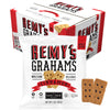 Safe + Fair Remys Cinnamon Grahams 24ct - Wholesome Healthy Snacks - Bite-Sized Whole Grain Treats - Single-Serve Pouches for S