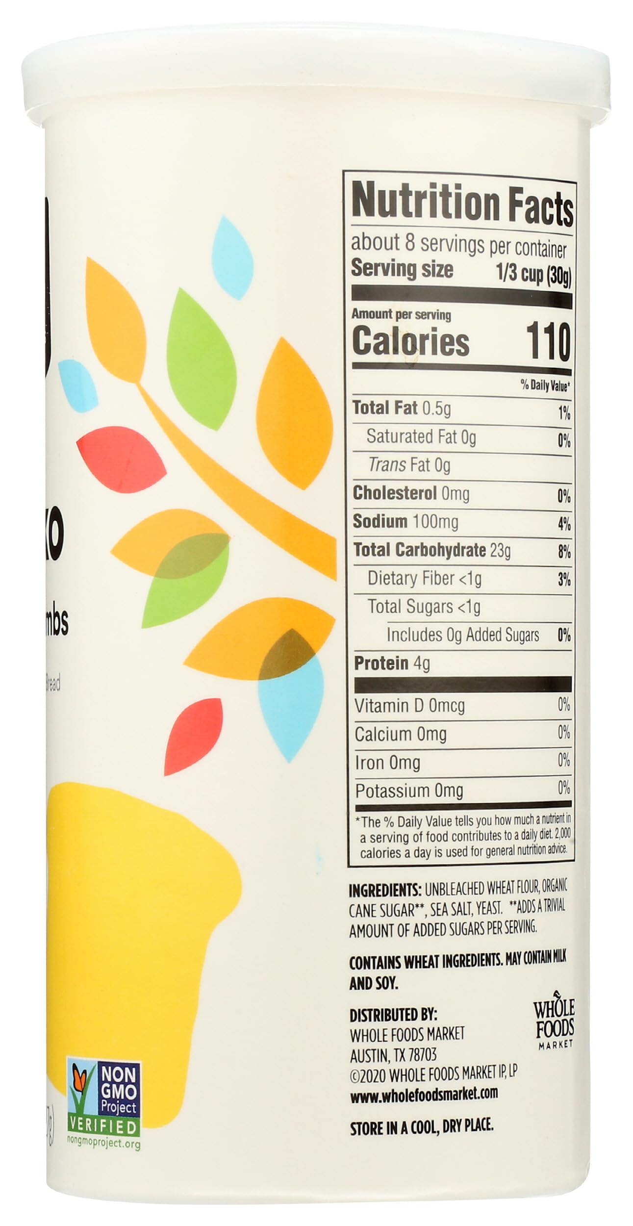 365 by Whole Foods Market Panko Bread Crumbs, 8 Ounce - Perfect for Crispy Coatings and Toppings
