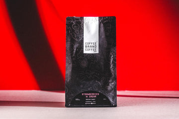 Strawberries 'N Cream Ground Flavored Coffee Brand Coffee | Sweet, Smooth, And Velvety Texture For A Deliciously Unique Coffee E