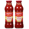 Mutti Tomato Puree (Passata), 24.5 Oz. | 2 Pack | Italy’S #1 Brand Of Tomatoes | Fresh Taste For Cooking | Canned Tomatoes | Vegan Friendly & Gluten Free | No Additives Or Preservatives