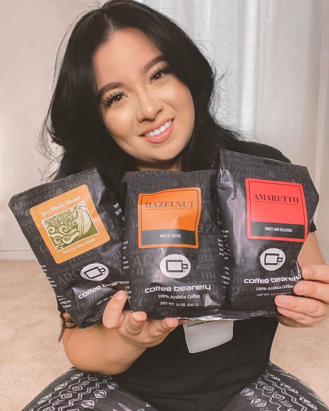 Hazelnut Flavored Coffee, Specialty Arabica Coffee, Medium Roast, 3Lb, Whole Bean