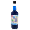 Hypothermias Shaved Ice & Snow Cone Syrup - Quart (32 fl. oz) - Blueberry - Made with Non-GMO 100% Pure Cane Sugar, No Corn Syru