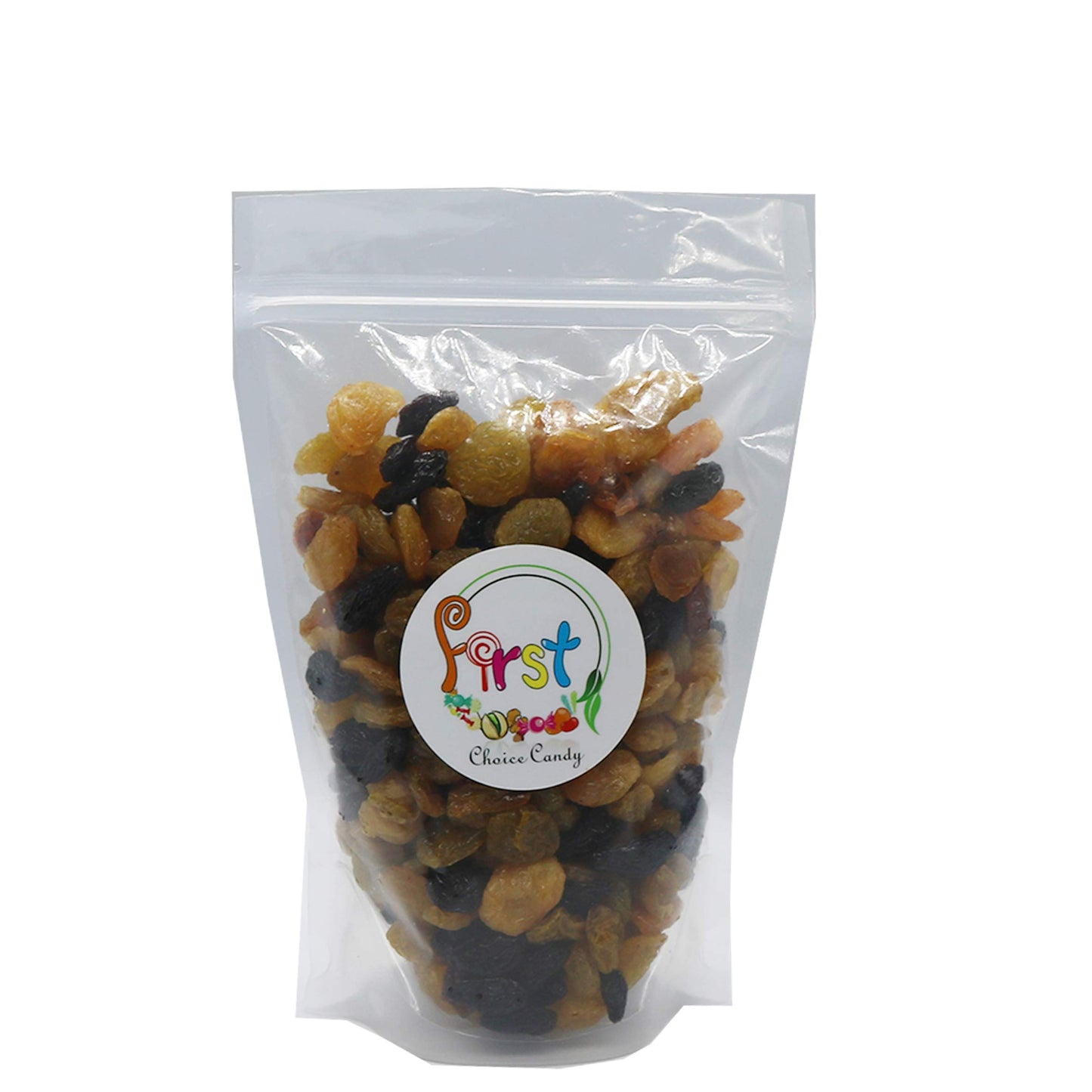 Firstchoicecandy Jumbo Seedless Raisins Great Snacks (Mix Golden & Black, 2 Pound)