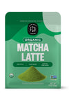 FGO Organic Matcha Latte Powder, 4 Ounce Resealable Bag, Japanese Matcha with Organic Cane Sugar, Lightly Sweetened, Packaging M
