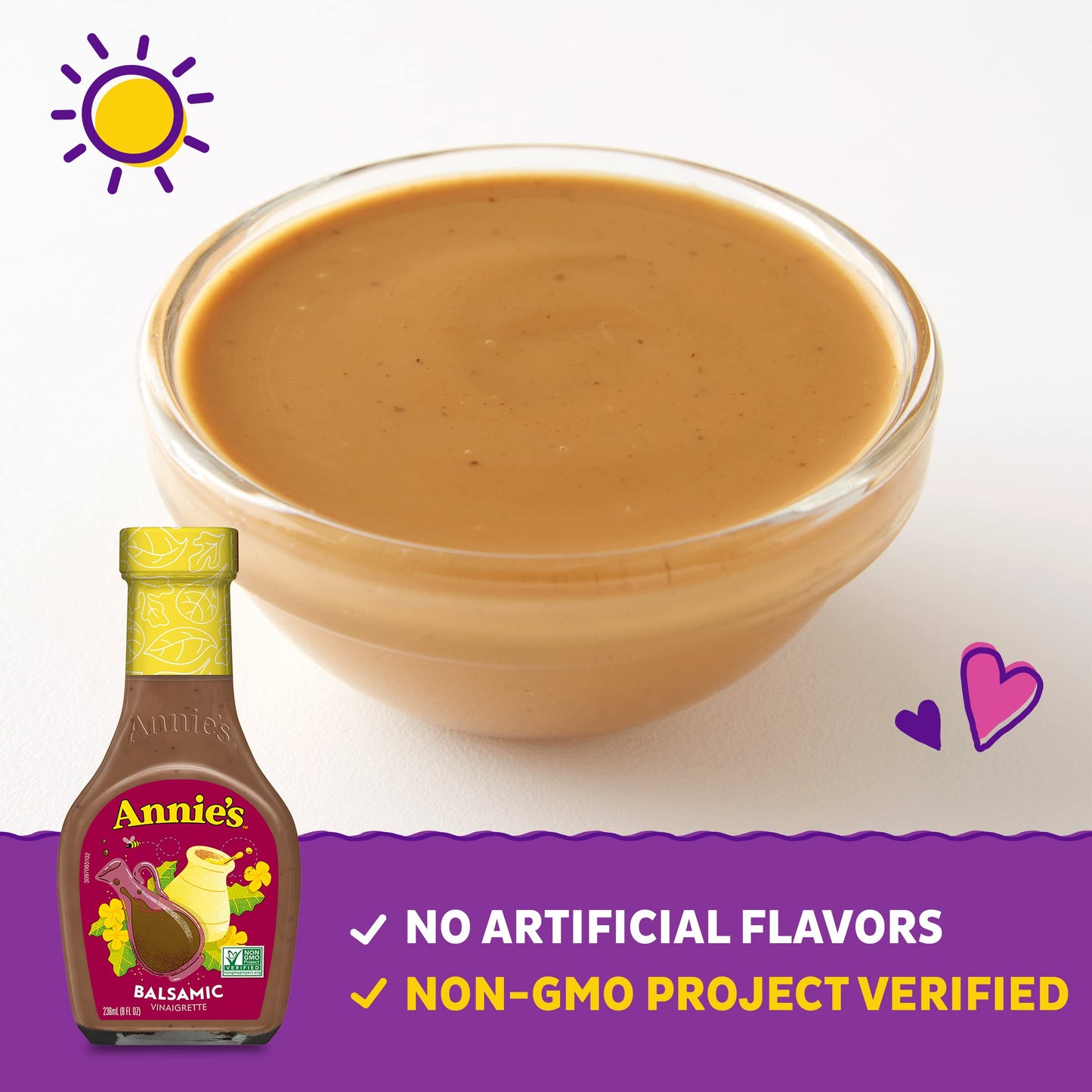 Annie'S Balsamic Vinaigrette Salad Dressing, 8 Oz.