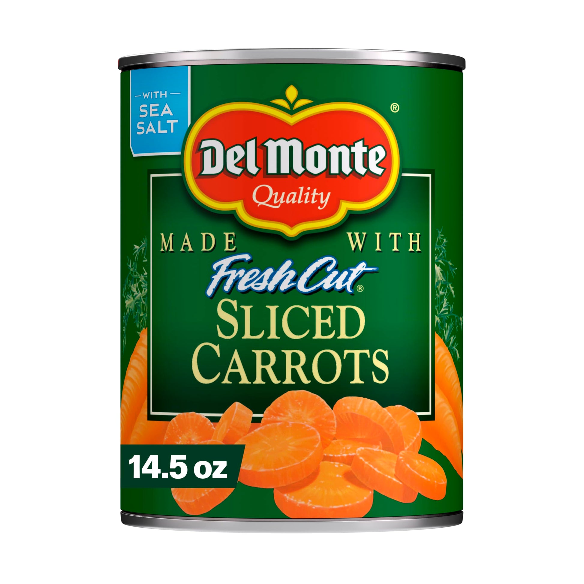 Del Monte Fresh Cut Sliced Carrots 14.5 oz. Can, Canned Vegetables