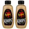 Koops' Dusseldorf Mustard - German-Style Bratwurst Mustard, Gluten-Free, Kosher, Made In Usa, From Quality Mustard Seeds, Creamy