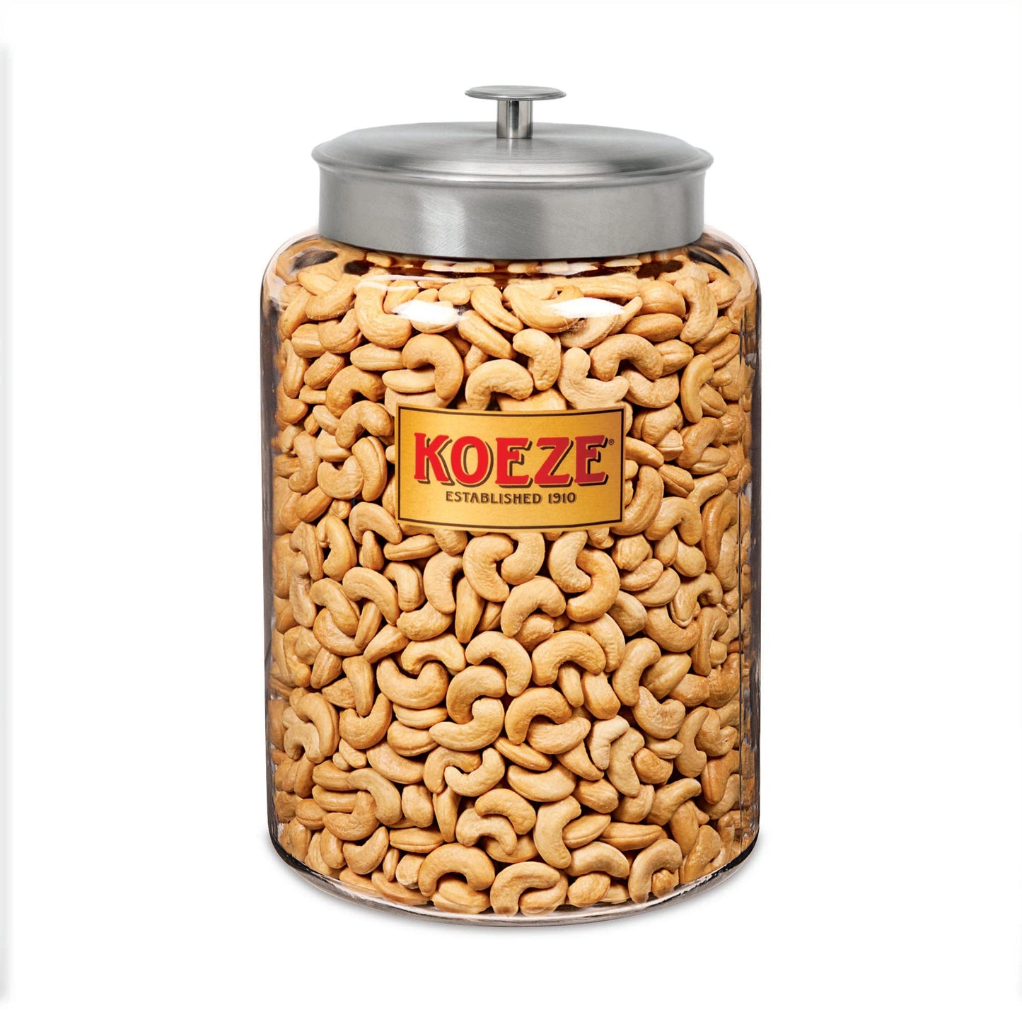 Koeze Colossal Cashews Office Party - 12 lb. Jar