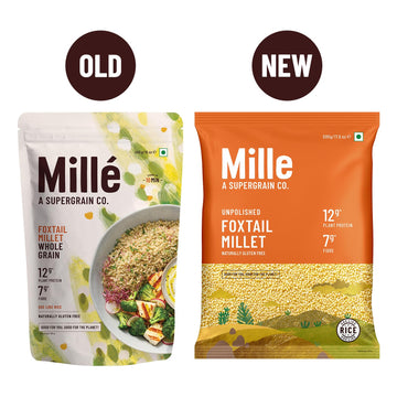 Mille Foxtail Millet Whole Grain | Kangani | Gluten Free | No Chemicals | High Plant Protein And Fibre | Biryani, Lemon, Puliyog