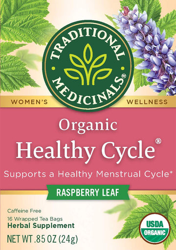 Traditional Medicinals Healthy Cycle, 16 Wrapped Tea Bags, 0.85 Oz