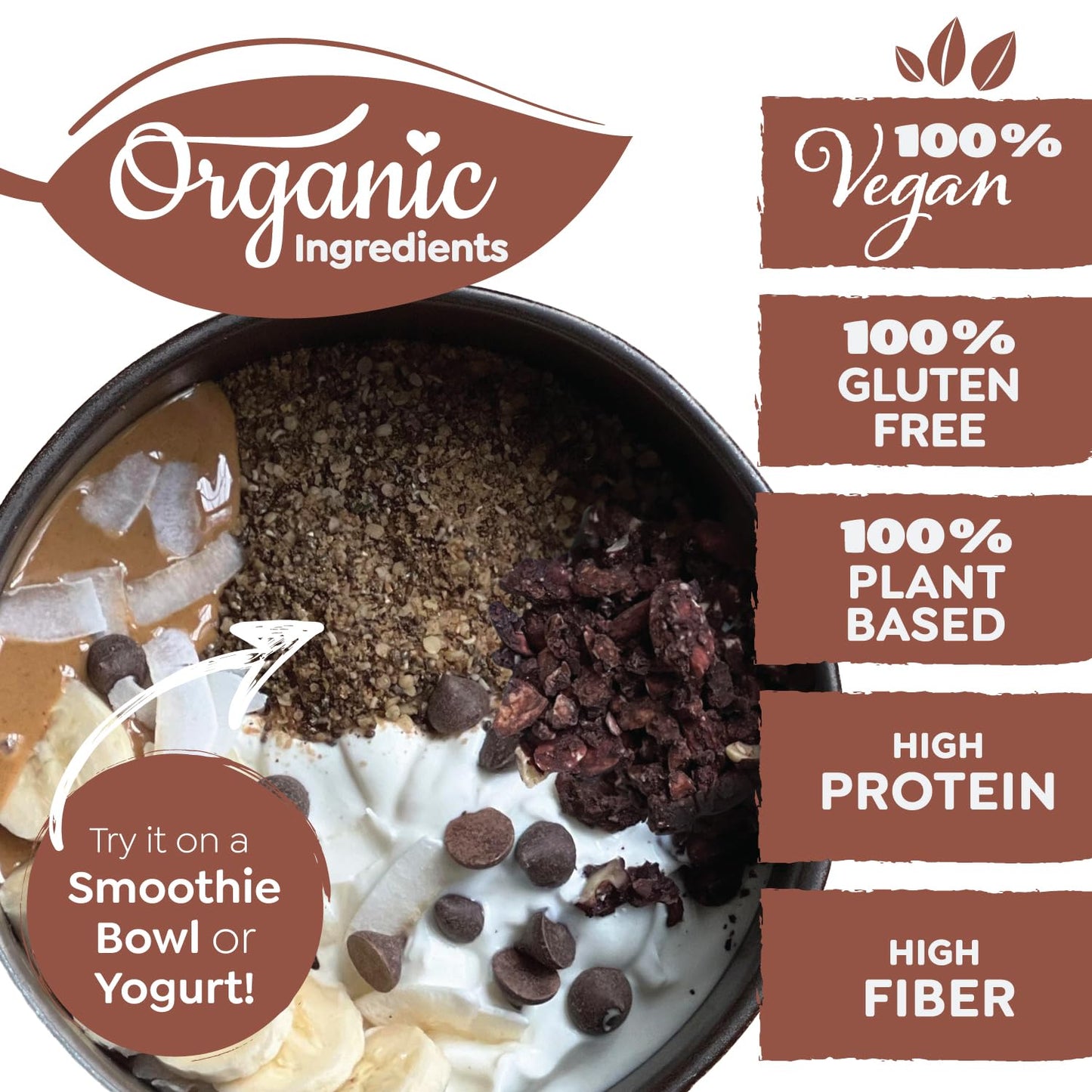 Witzi'S No Oats Oatmeal Alternative, Chai Spice, 2Oz (Pack Of 6), Made With Chia Seeds, Cinnamon & Allspice, Grain Free, Gluten