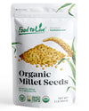 Food to Live Organic Hulled Millet, 1 Pound - Whole Grain Seeds, Non-GMO, Kosher, Raw, Bulk, Product of the USA