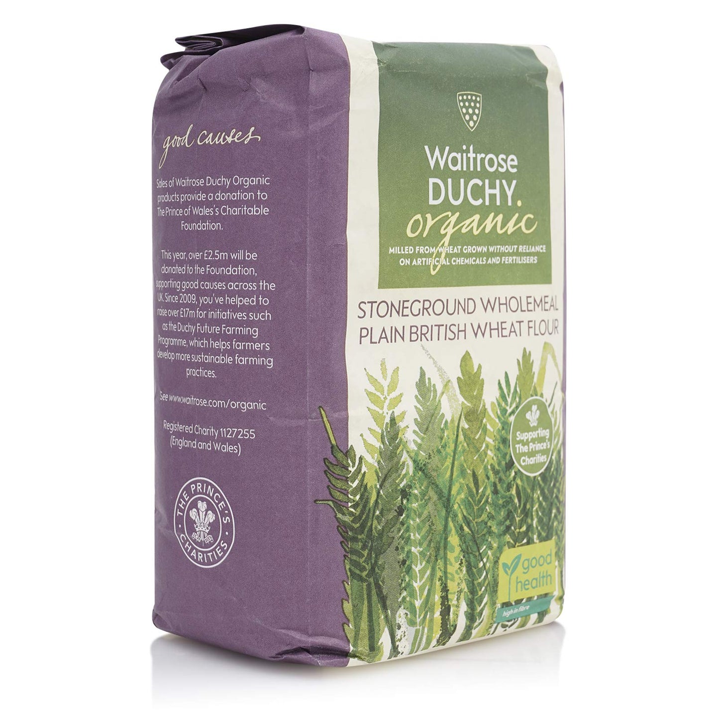 Waitrose Duchy Organic Stoneground Plain Wholemeal Flour 1.5kg