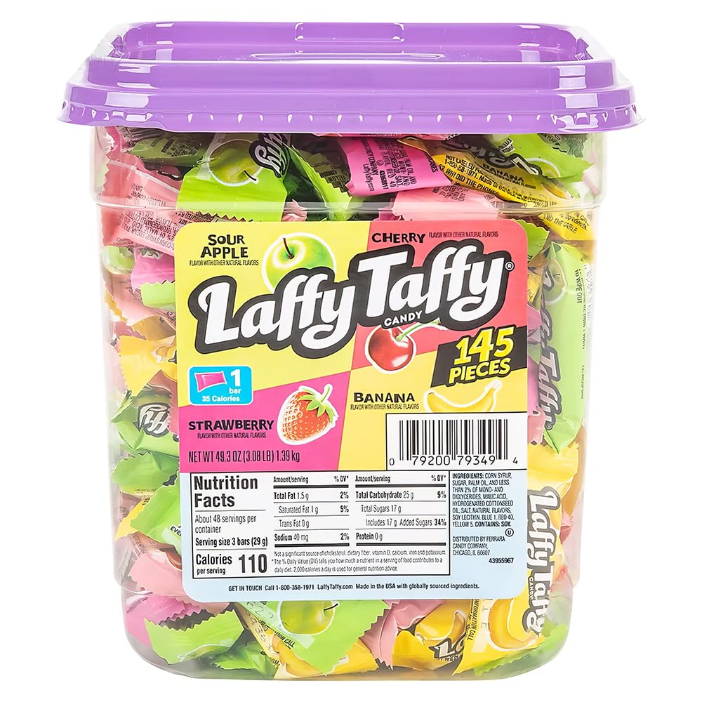 Laffy Taffy 145Ct. Tub - Assorted