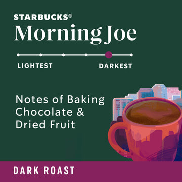 Starbucks Ground Coffee, Gold Coast, Morning Joe, Dark, 12 Ounce (Pack Of 2)