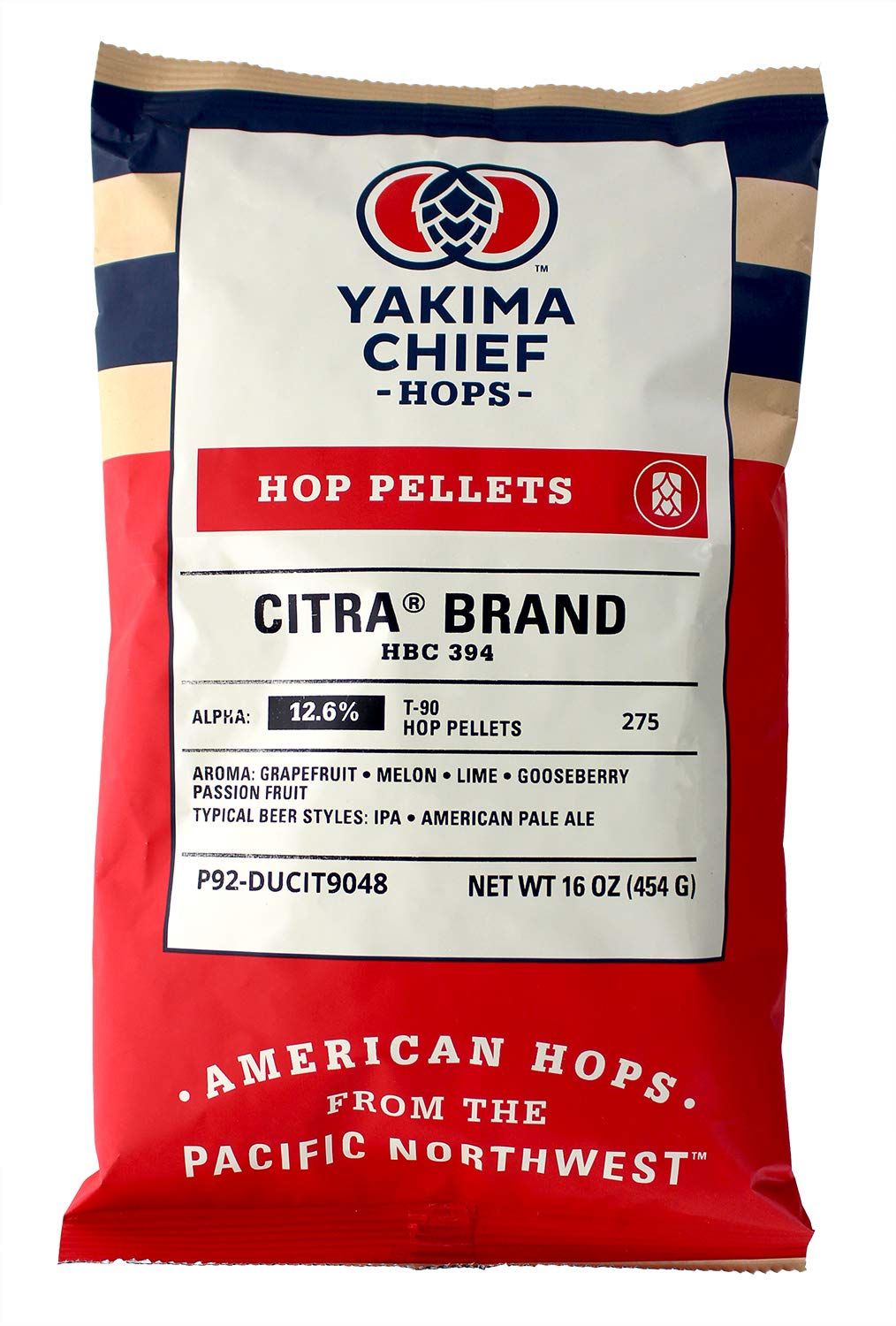 YCH Hops - Citra HBC 394 Hop Pellets 1 lb (2022B)