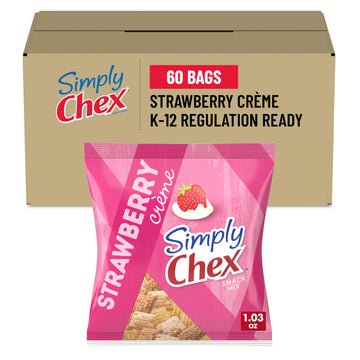 Simply Chex Mix, Strawberry Yogurt, 1.03 Oz (Pack of 60)